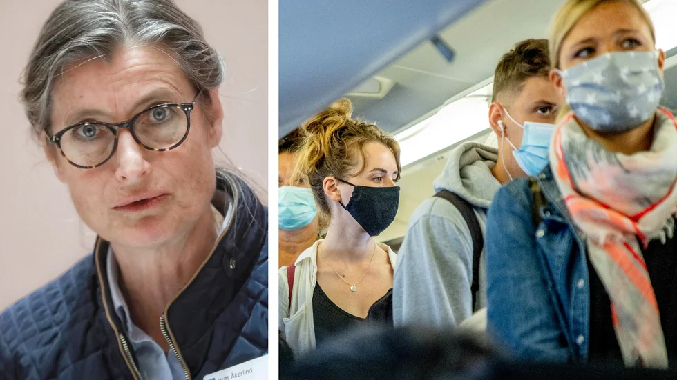 Smittskyddsläkare Britt Åkerlind anser inte att östgötarna bör skaffa munskydd under coronapandemin.