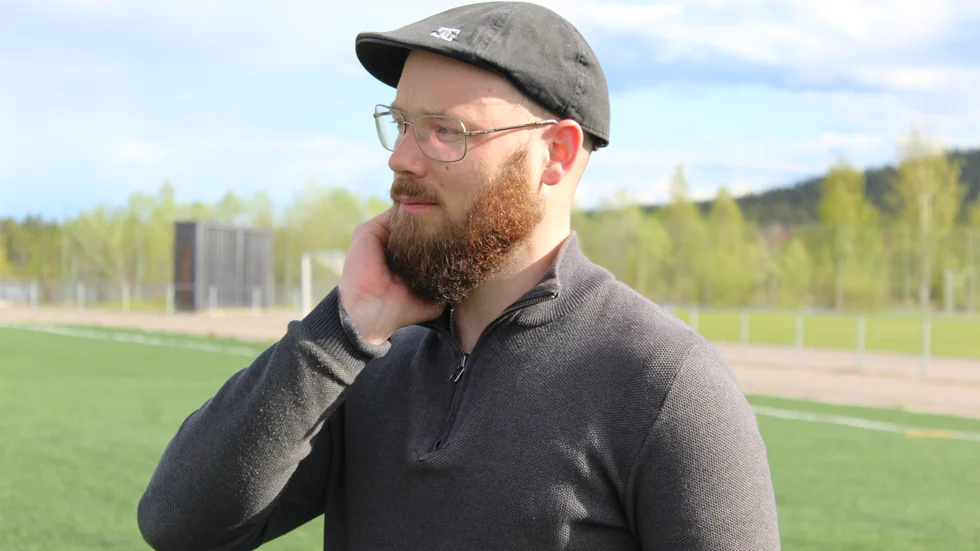 Jonas Karlsson är positivt inställd till discgolf och att bygga en ny bana i Arjeplog. 