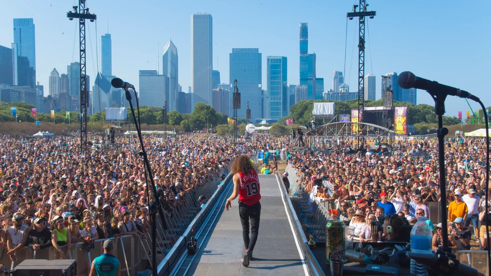 Lollapalooza blir en digital festival i år. Arkivbild.