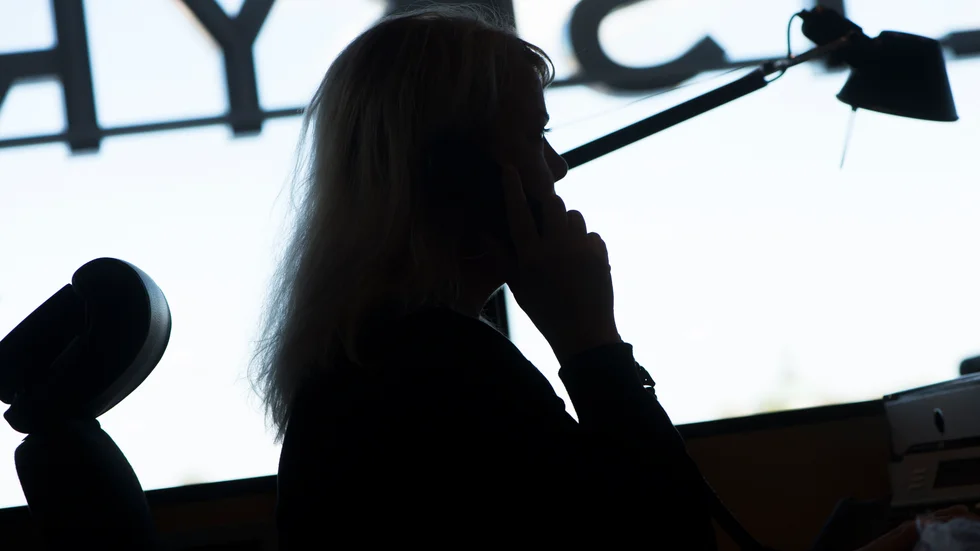 Kvinnan som ringde upp presenterade sig som Anna Karlsson.