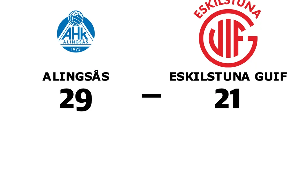 Alingsås vann mot Eskilstuna Guif
