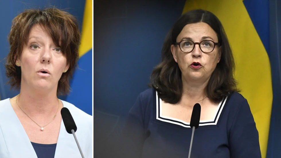 Matilda Ernskrans och Anna Ekström kommer hålla i en gemensam presskonferens klockan tio på onsdagen. 