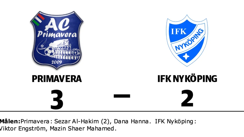 AC Primavera vann mot IFK Nyköping
