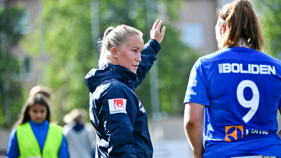 Sunnanås tränare Annika Kukkonen var besviken efter förlusten mot Älvsjö.