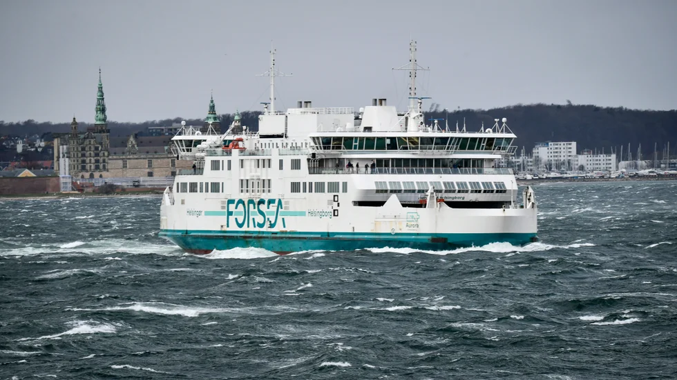 På lördagen var skåningarna åter välkomna i Helsingör och många passade på att ta färjan över Öresund. Arkivbild.