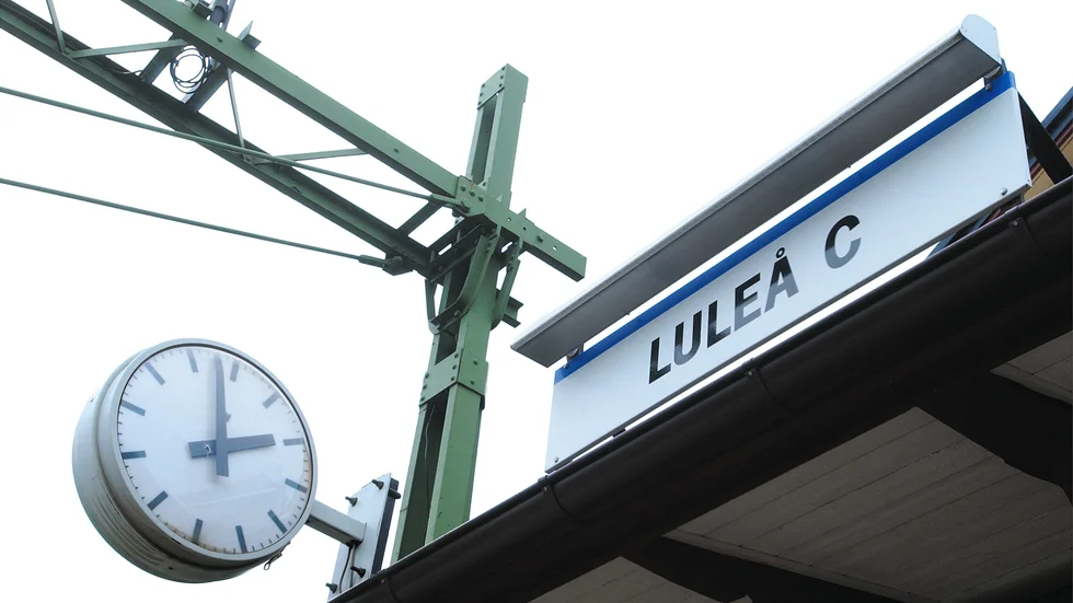 En person utsattes för ett rån vid 14-tiden, i närheten av järnvägsstationen i Luleå.