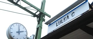 Rån vid järnvägsstationen i Luleå