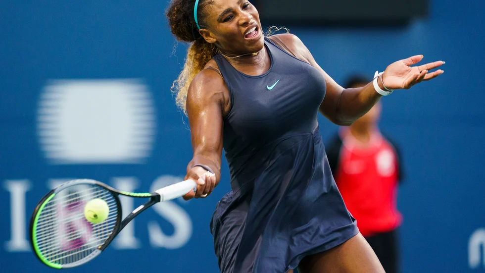 USA:s Serena Williams vann i comebacken efter coronapausen. Arkivbild.