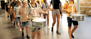 Kulturskolans orkester höll upptakt i marschtempo