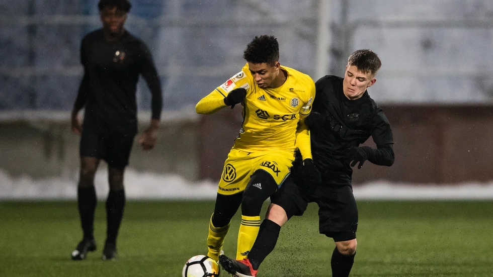 Gustav Rydberg (höger) lämnade IFK Norrköping för AIK i januari 2019.