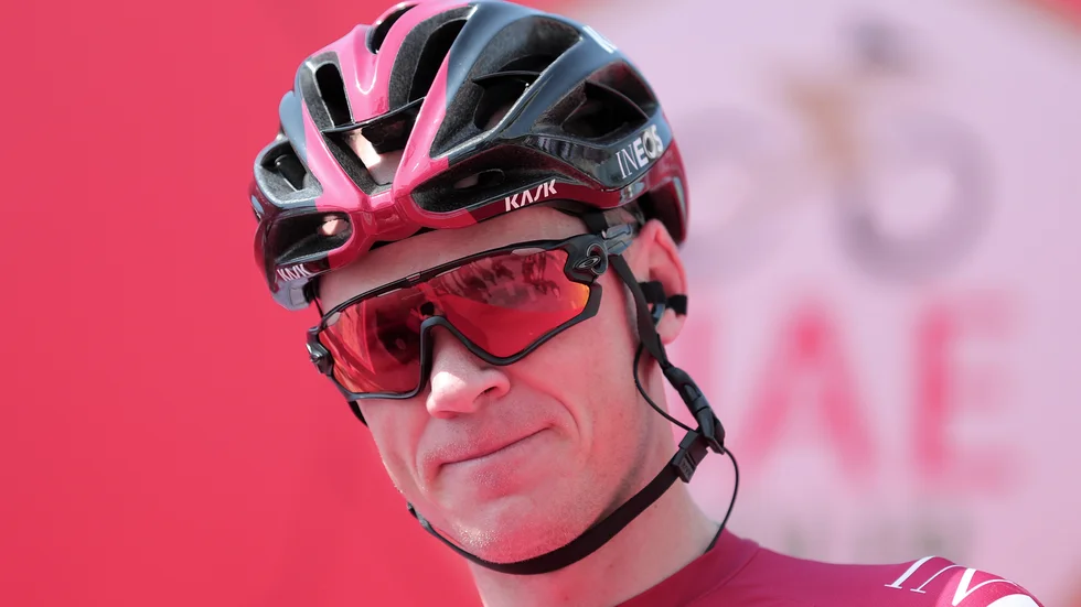 Engelsmannen Chris Froome petas från Tour de France. Arkivbild.