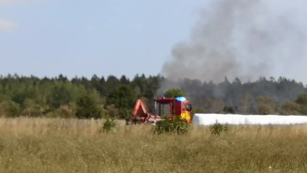 Markbrand i Fröjel.
