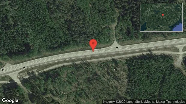 Trasigt fordon stör trafiken på väg 55