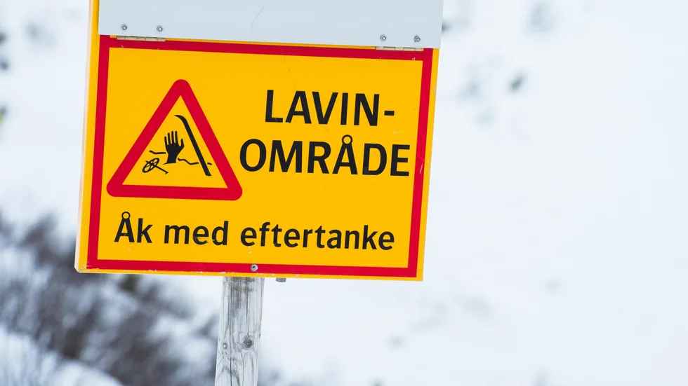 Förra året rapporteras fler än 1|500 laviner i Sverige. Arkivbild.