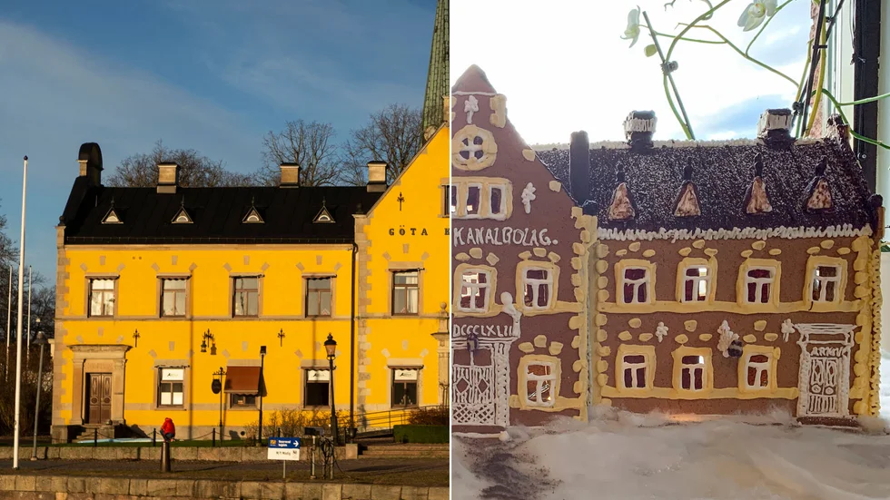 Detaljerna är viktiga i Britts pepparkaksbyggen.