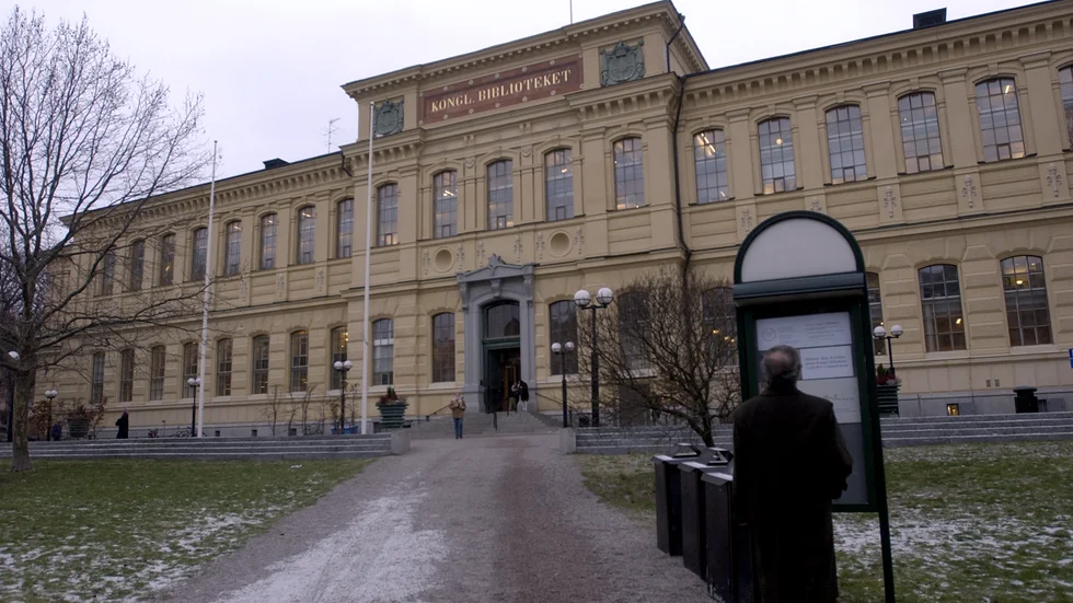 Kungliga Biblioteket i Stockholm. Arkivbild.