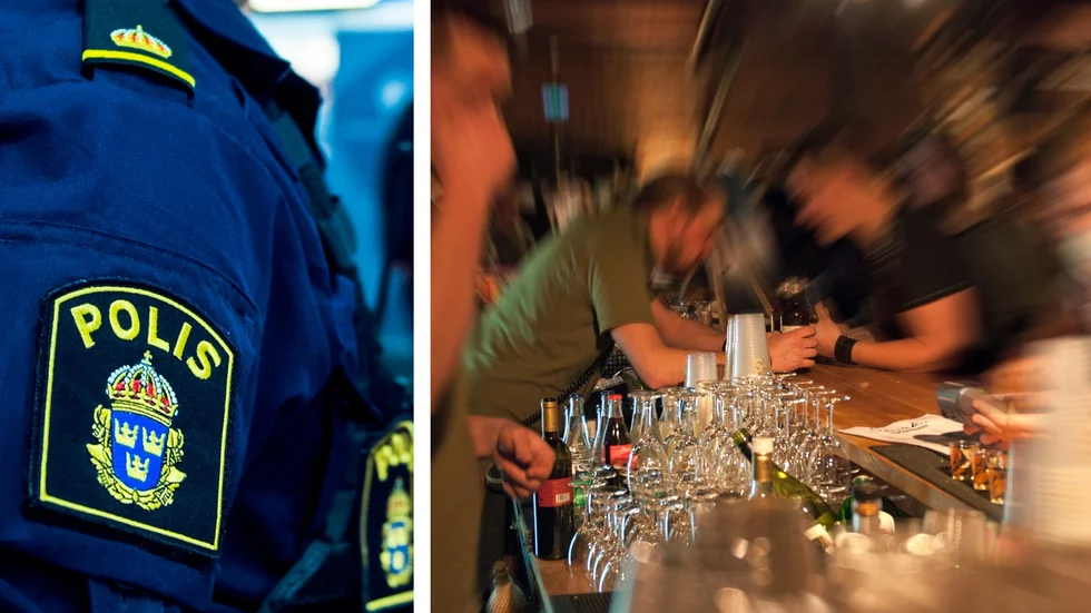 Strax efter 02 laramdes polisen till en krog i Eskilstuna.
