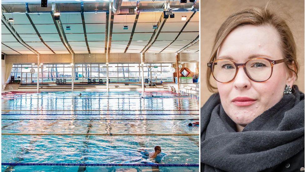 Enligt Helena Hedman Skoglund (L) har skolor i Uppsala ofta simundervisning och bad i små grupper. Förutom skolans medföljande personal finns också badvakter på simanläggningarna.