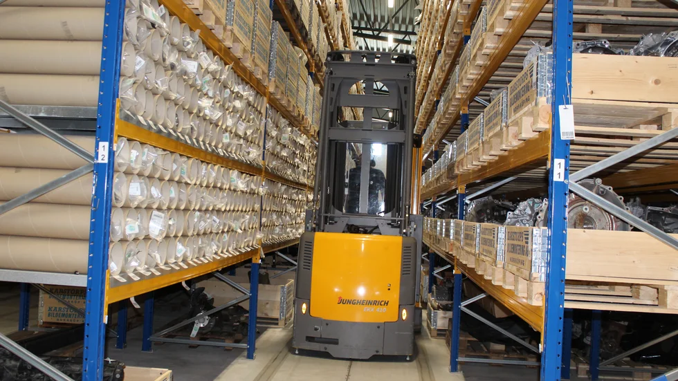 Arbetsmiljöverket saknade instruktioner på arbetsplatsen för hur truckar skulle riskbedömas och köras i verksamheten. Bilden är tagen i ett annat sammanhang. 