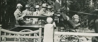 På väg till kräftfiske i Grytgöl 1917