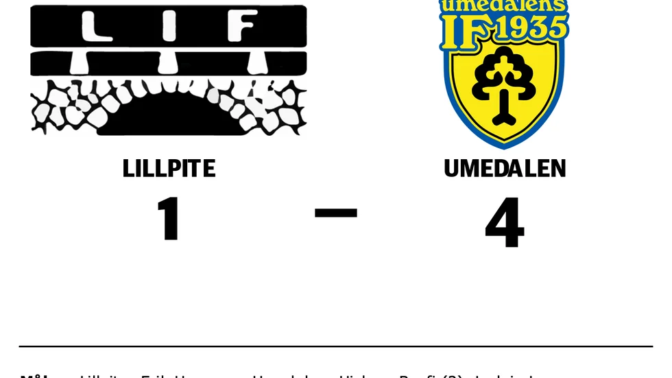 Lillpite IF förlorade mot Umedalens IF
