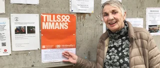 Hon fixar tipspromenad i skyltfönster för Världens barn