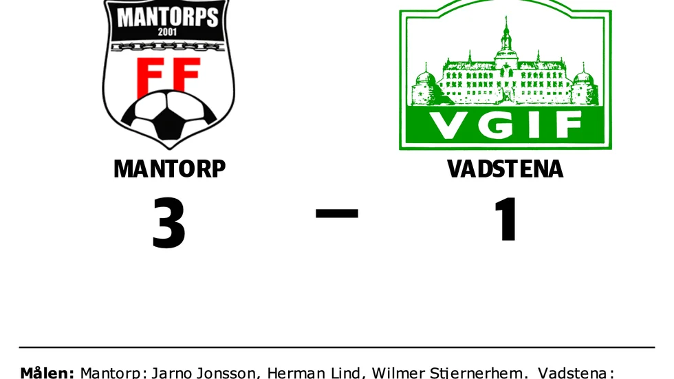 Mantorp vann mot Vadstena