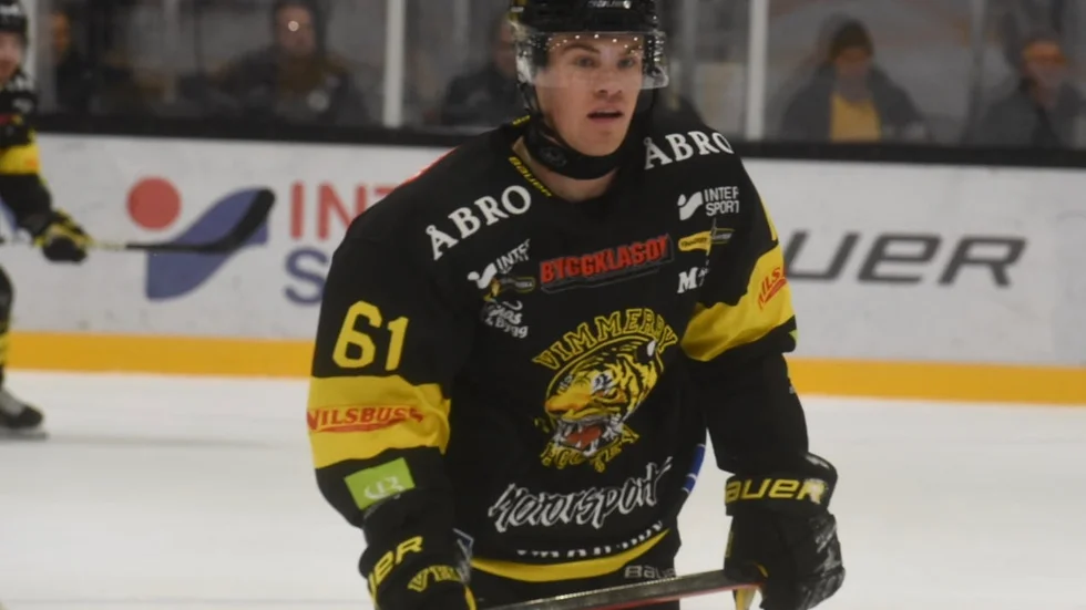 Todd Winder gjorde ett av målen för Vimmerby.