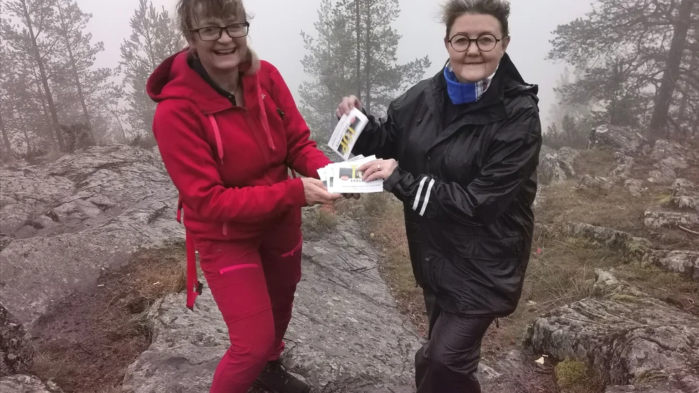 Maria Söderberg och Ann-Kristin Svensson är nöjda med Top of Skellefteås första sommar, och avslutade med att dra prisvinnare bland de deltagande.