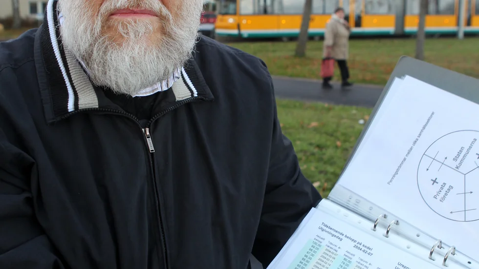 Per Almgren har skrivit ett brev till statsminister Stefan Löfven om det nya skattesystem som han och Lars Svahn i Söderhamn  har konstruerat. 