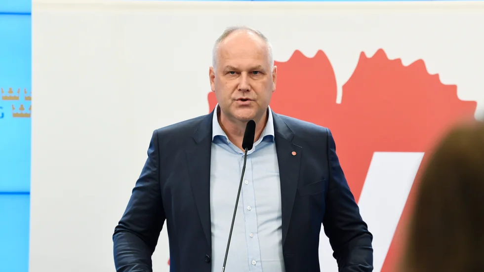 Vänsterpartiets ledare Jonas Sjöstedt. Arkivbild.