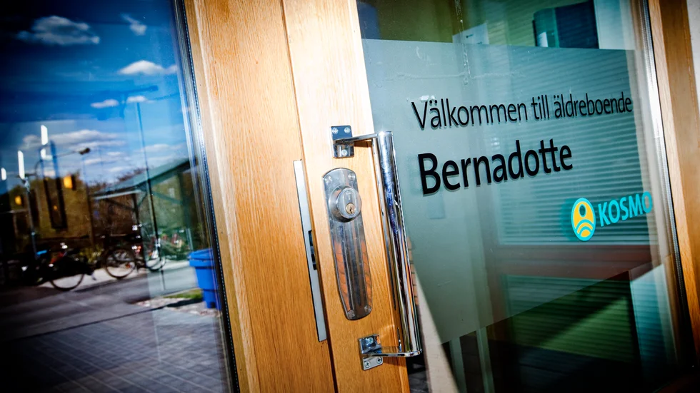 Äldreboende Bernadotte är ett av de boenden som åter drabbats av covidsmitta.