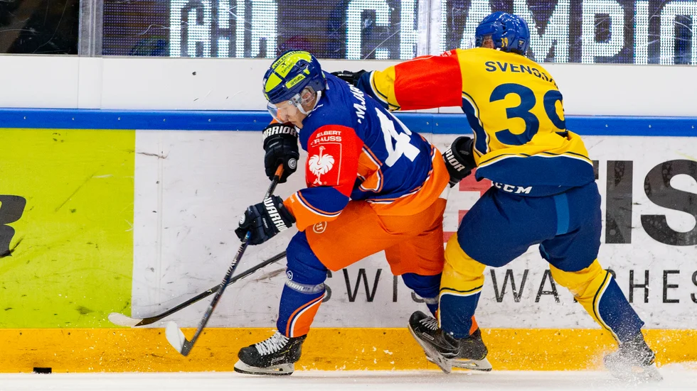 Jan-Mikael Järvinen (t.v) under sin tid i finländska klubben Tappara. Arkivbild.