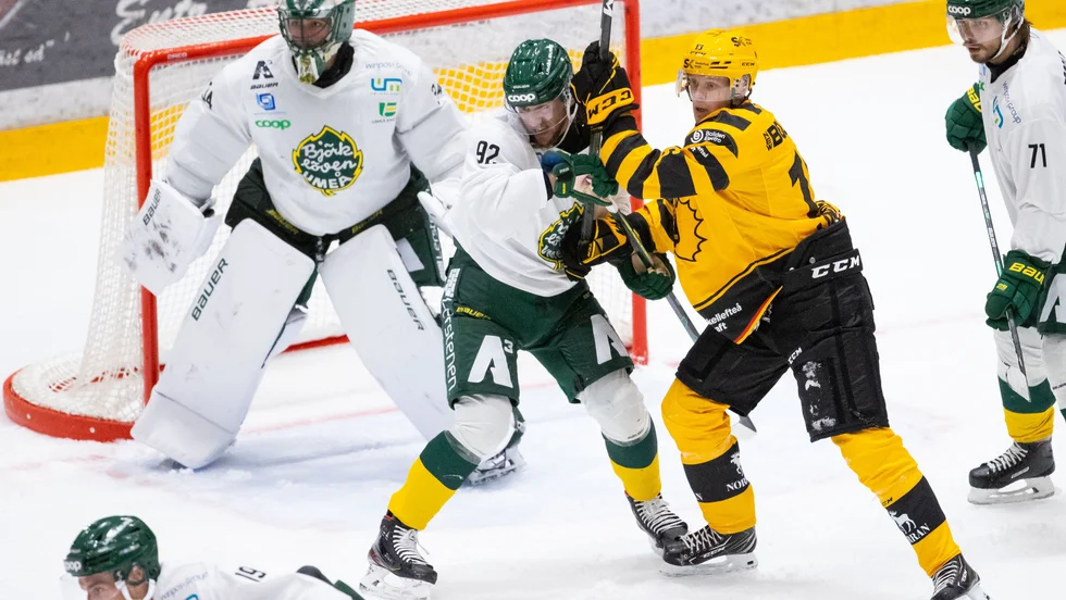 Det var en kampfyllt match när AIK mötte Björklöven. 