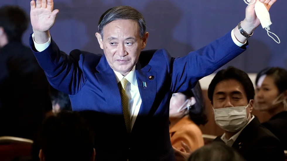 Yoshihide Suga är nu också formellt utsedd till Japans premiärminister.