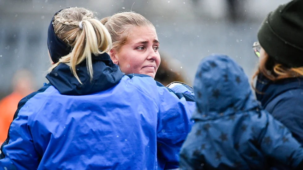 Lagkaptenen Sofia Lindmark gjorde ett misstag vid gästernas första mål och var märkbart tagen efter förlusten mot Lidköping.