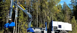 Unik självkörande maskin redo för skogen