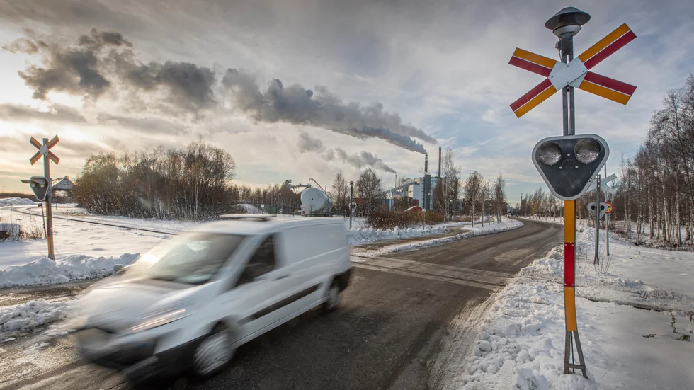 Järnvägsövergången efter Kolugnsvägen är överlägset mest drabbad av olyckstillbud i Piteå.