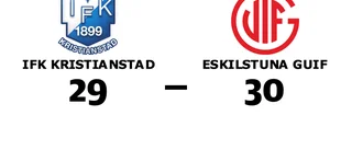 Tuff match slutade med seger för Eskilstuna Guif mot IFK Kristianstad