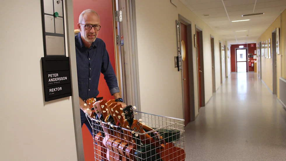 Peter Andersson skulle vilja bredda utbudet på kulturskolan.