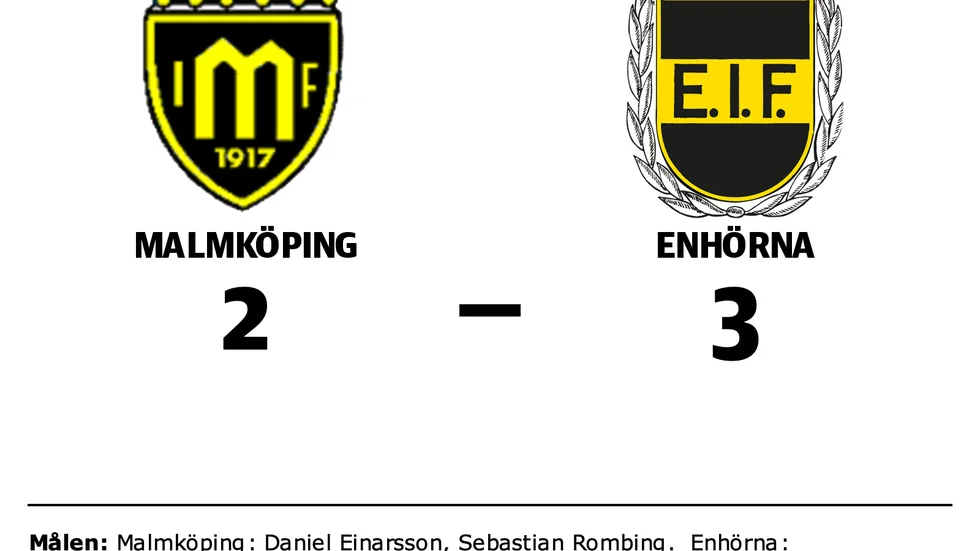 Malmköping förlorade mot Enhörna
