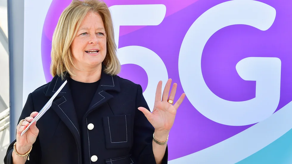 Allison Kirkby, vd Telia Company, invigde det första publika svenska 5G-nätet i maj.