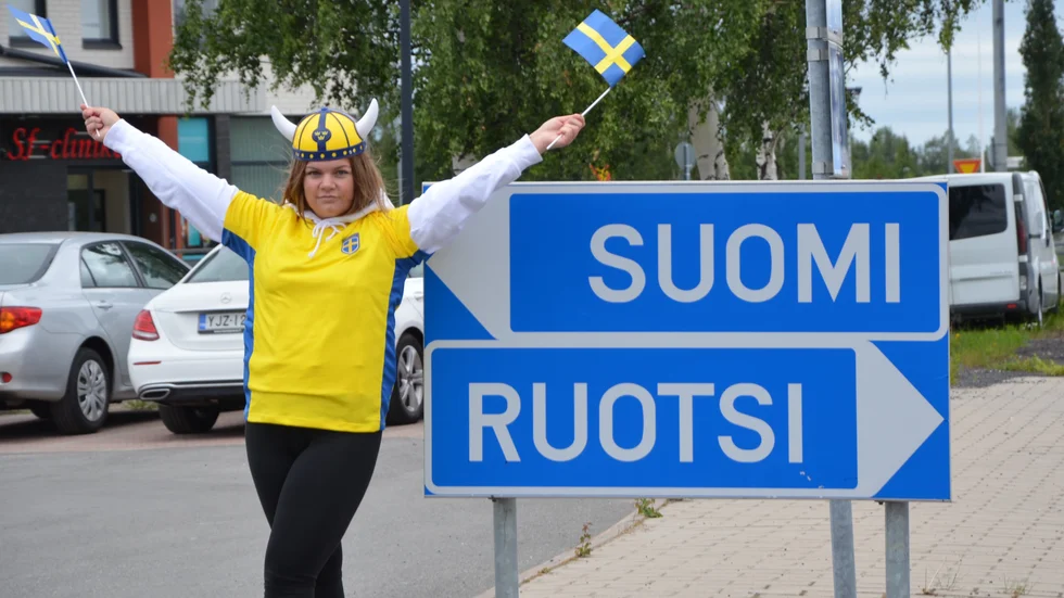 Norr Medias reporter Henny Bucht på plats i Finland.