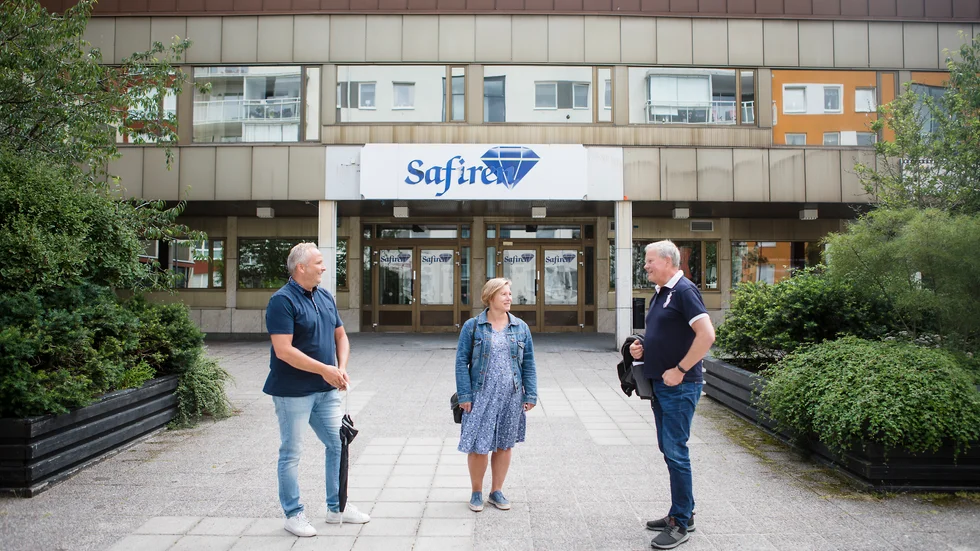 Folkets hus invigdes 1966 av Olof Palme som då var statsråd och chef för kommunikationsdepartementet. Tobias Lundqvist, Anneli Hedberg och Håkan Stenström presenterar hur det kommer att se ut efter upprustningen.