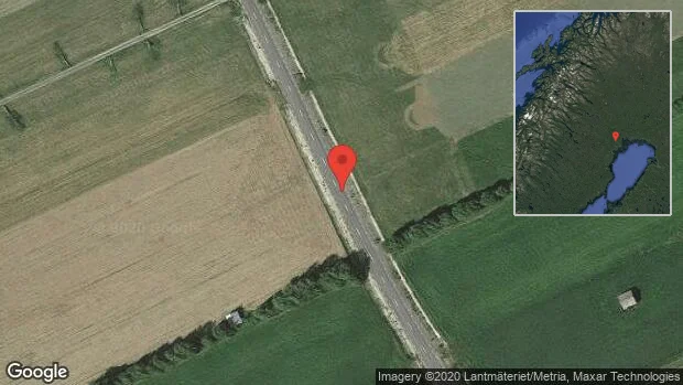 Stopp på väg 616 på grund av olycka med flera fordon