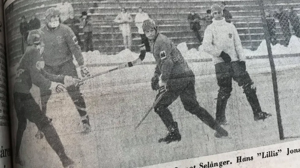Kuriren för 50 år sedan: Eddy Fransson ökar KSK:s ledning till 3-0 mot Selånger. 

