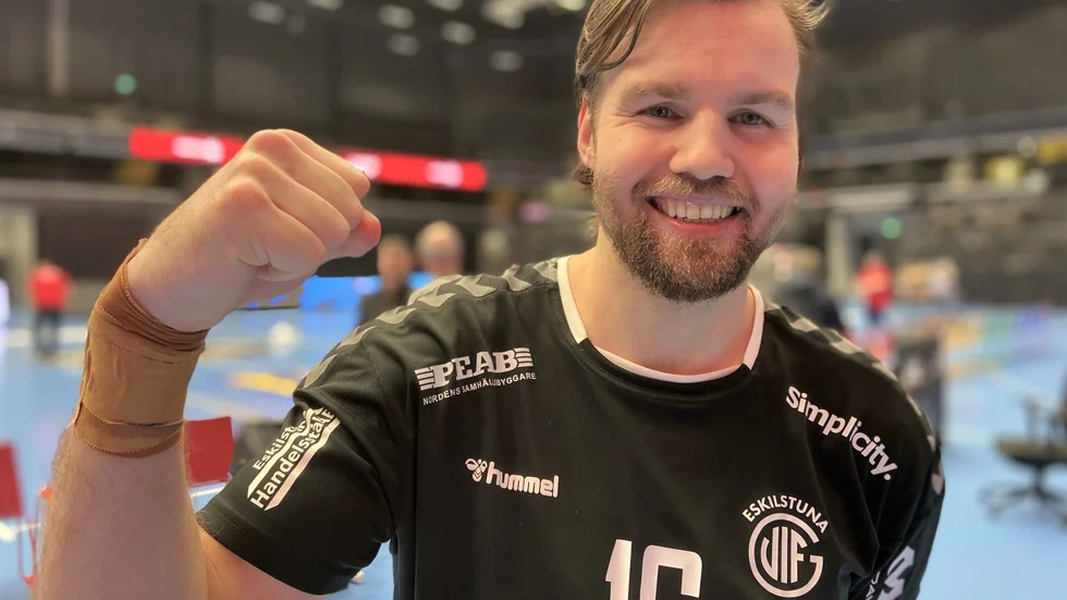 Målvakten Daniel Freyr Andrésson gjorde en strålande insats och räddade segern till sitt Guif.