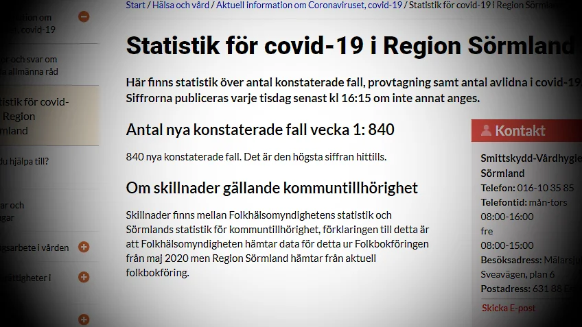 Smittsiffrorna för Sörmland visar att lättnader i smittskyddsåtgärderna kommer att dröja. Det påverkar vardagen för oss alla.