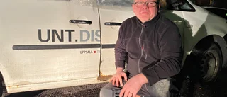 Inbrott i fem företagsbilar i Uppsala  