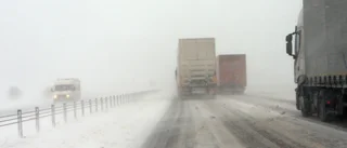 Varningen: besvärligt med snö, regn och halka i dag